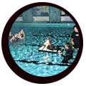In the water